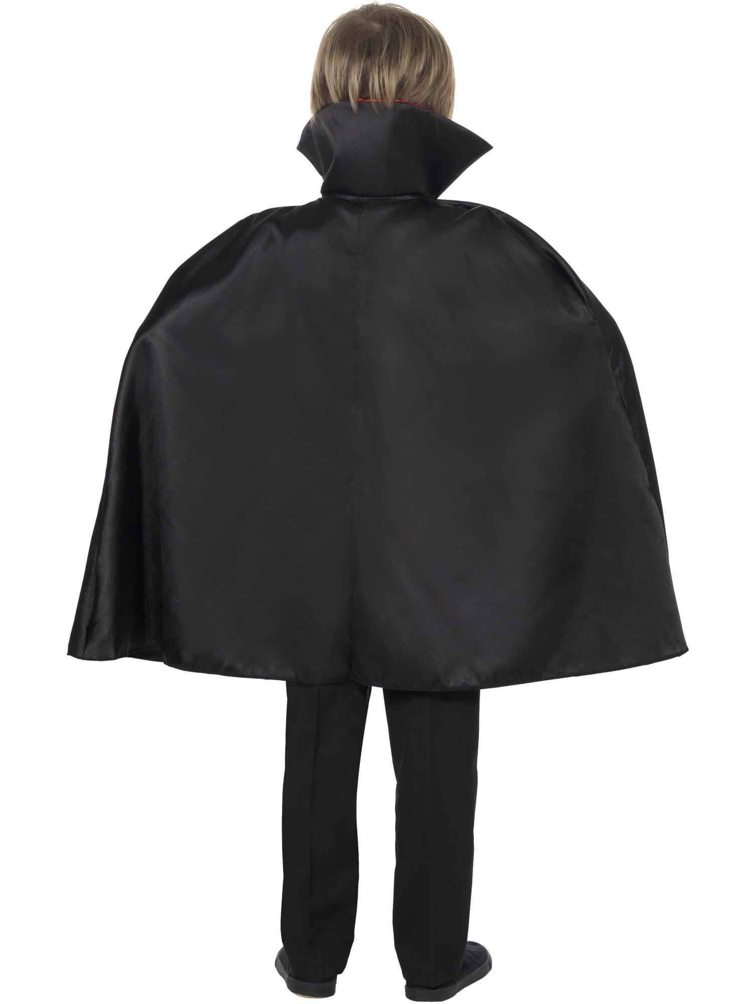 smiffys-fever-dracula-kost-m-jungen-schwarz-mit-cape image 2