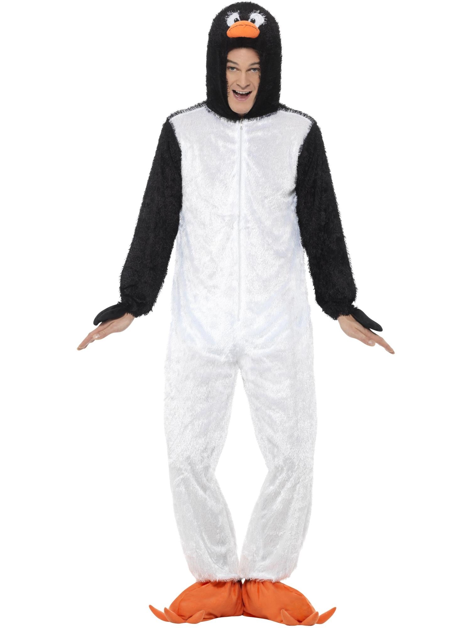 smiffys-fever-penguin-kost-m-schwarz-wei-overall-gr-l image 1