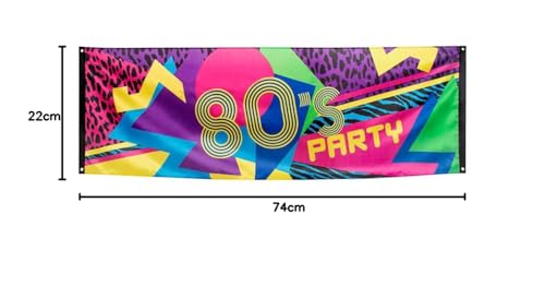boland-decorations-44602-banner-80er-party-74x220-polyester image 4