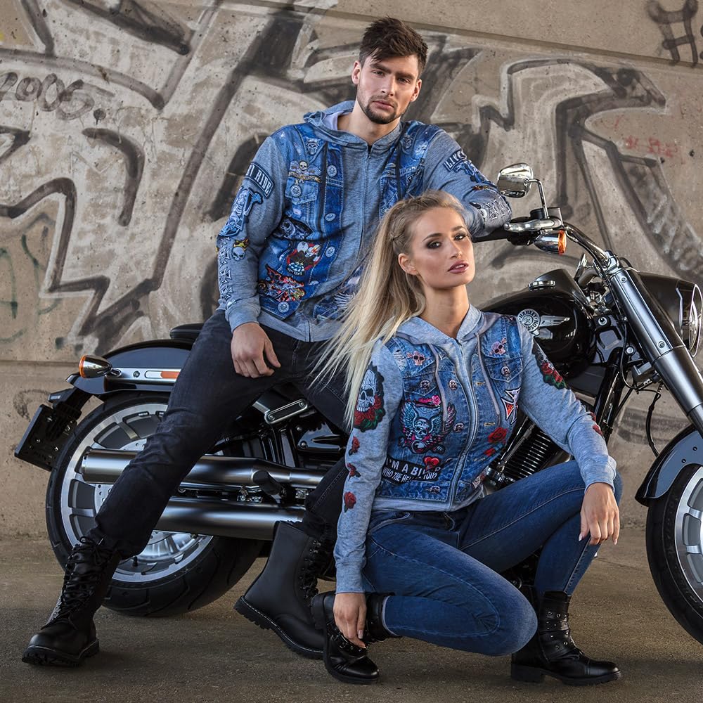boland-84100-biker-kapuzenjacke-hoodie-herren-gr-m image 4