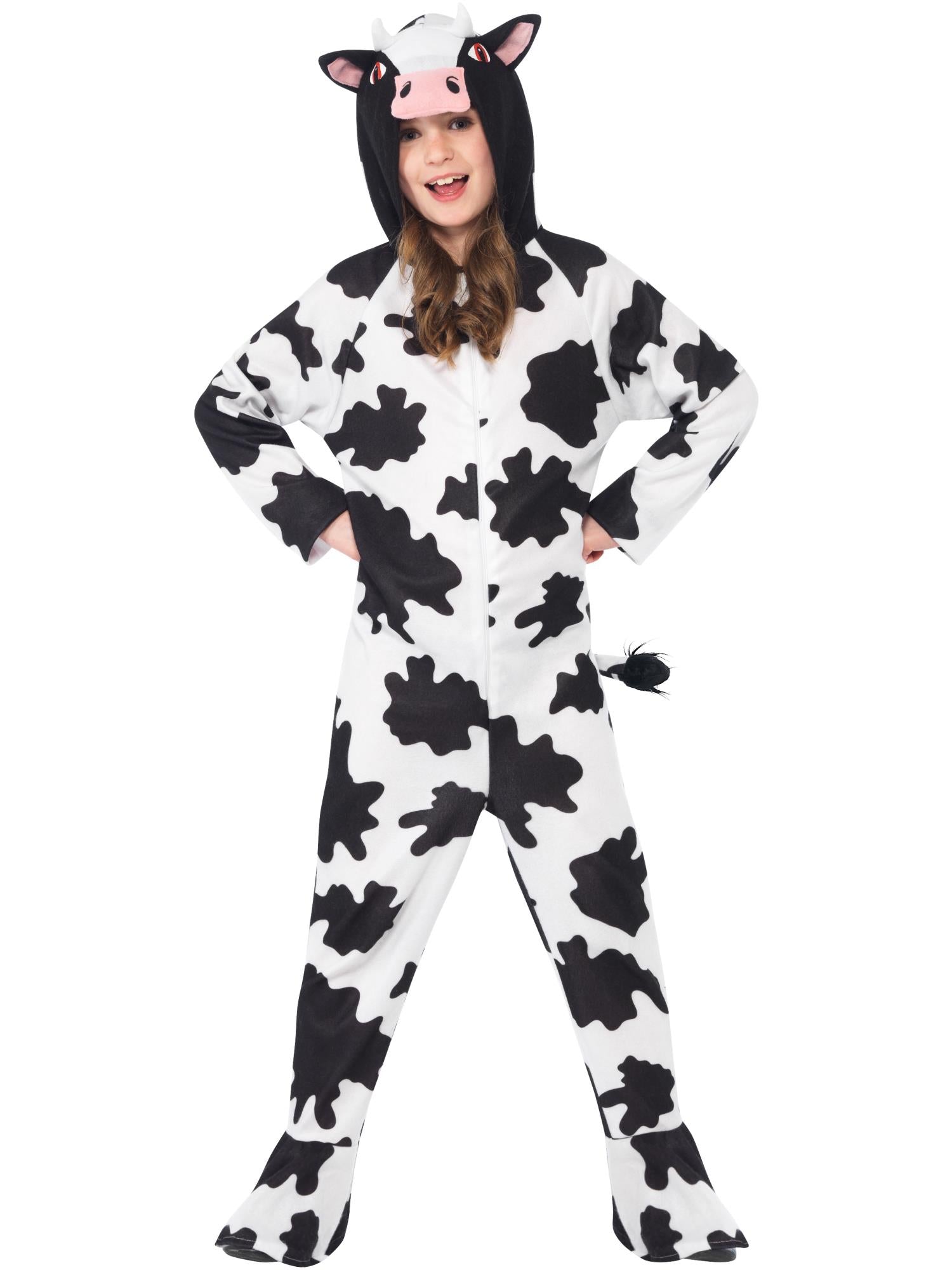 smiffys-fever-kuh-kost-m-kinder-overall-schwarz-wei-4-6-j image 6