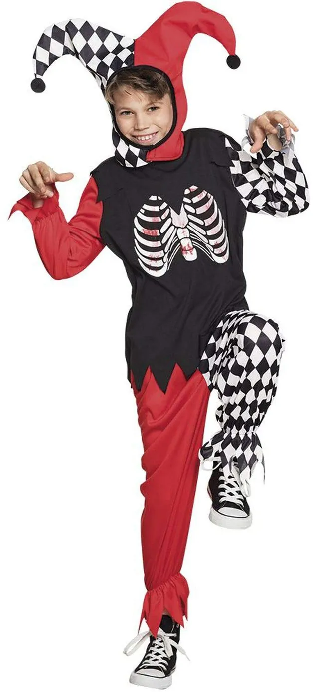 boland-horror-harlekin-kinderkost-m-clown-4-6-jahre image 1