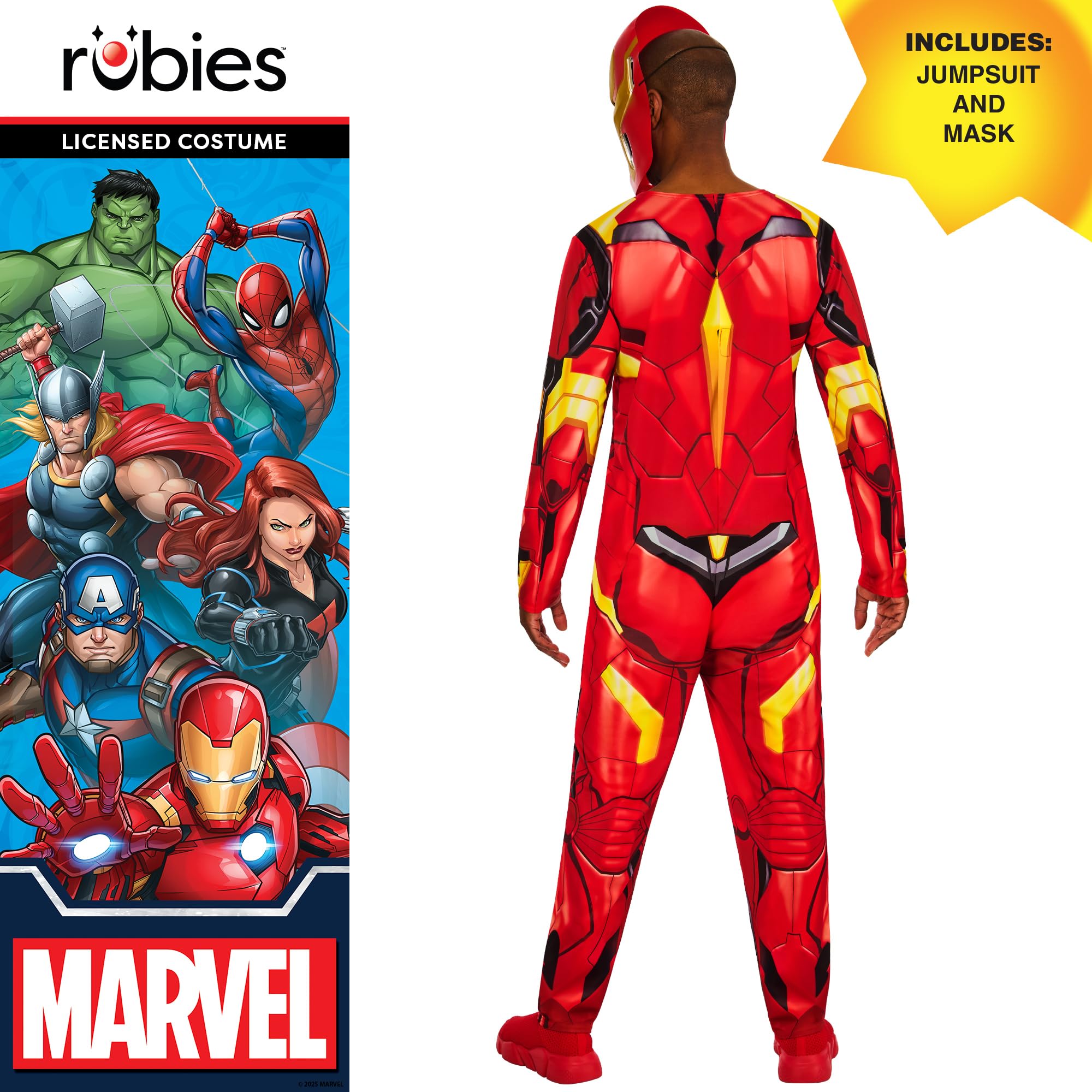 rubie-s-deluxe-iron-man-classic-erwachsenenkost-m-gr-s image 2
