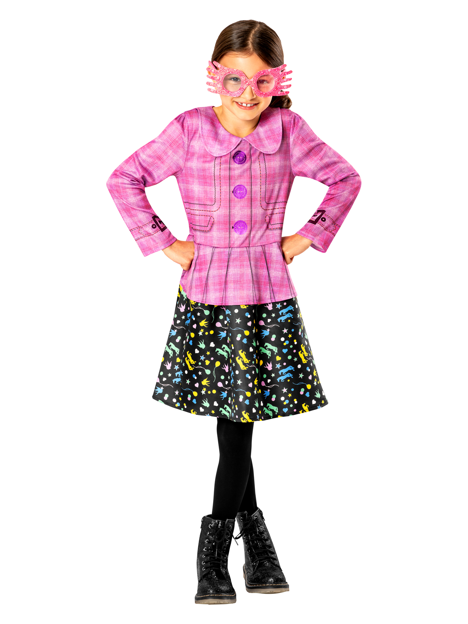 rubies-luna-lovegood-kost-m-kinder-mit-brille image 3