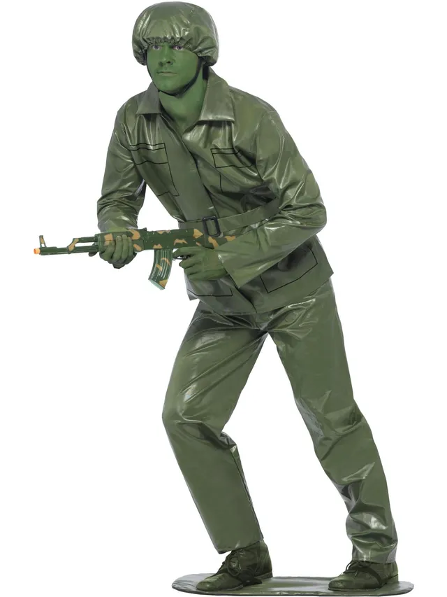 smiffys-fever-toy-soldier-kost-m-gr-n-5-teilig-herren image 1