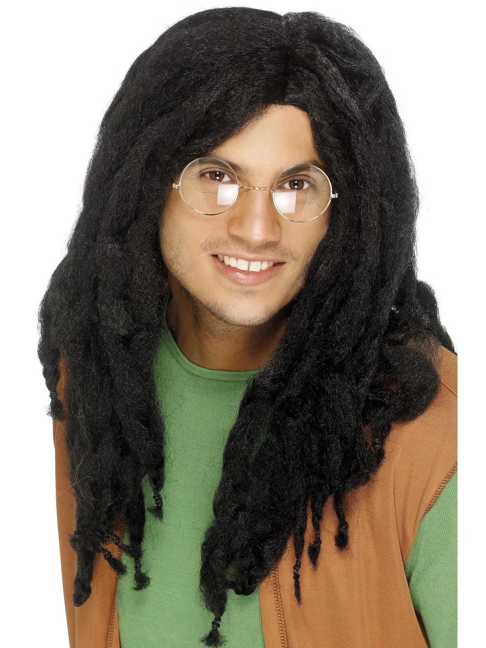smiffys-fever-dreadlock-wig-per-cke-schwarz-unisex image 1