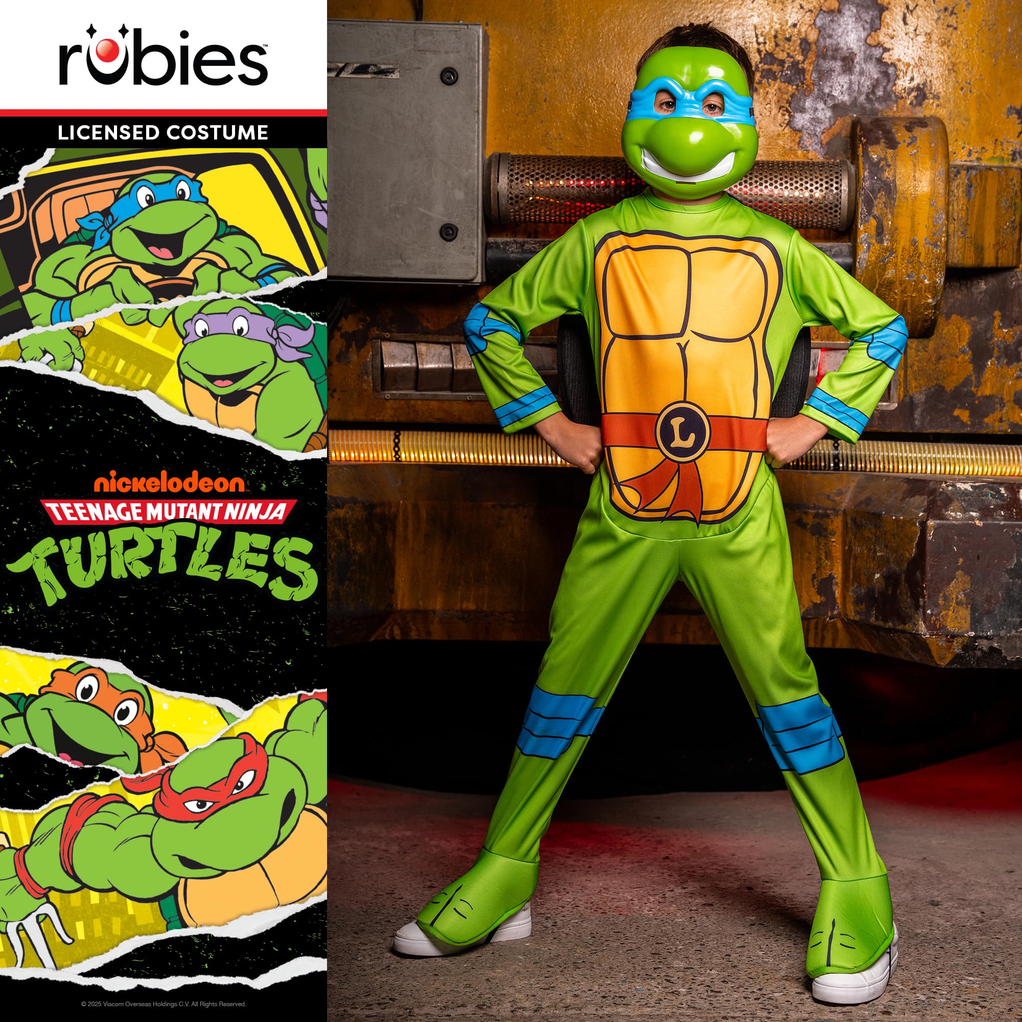 rubie-s-deluxe-tmnt-leonardo-kost-m-kinder-m-ninja image 4