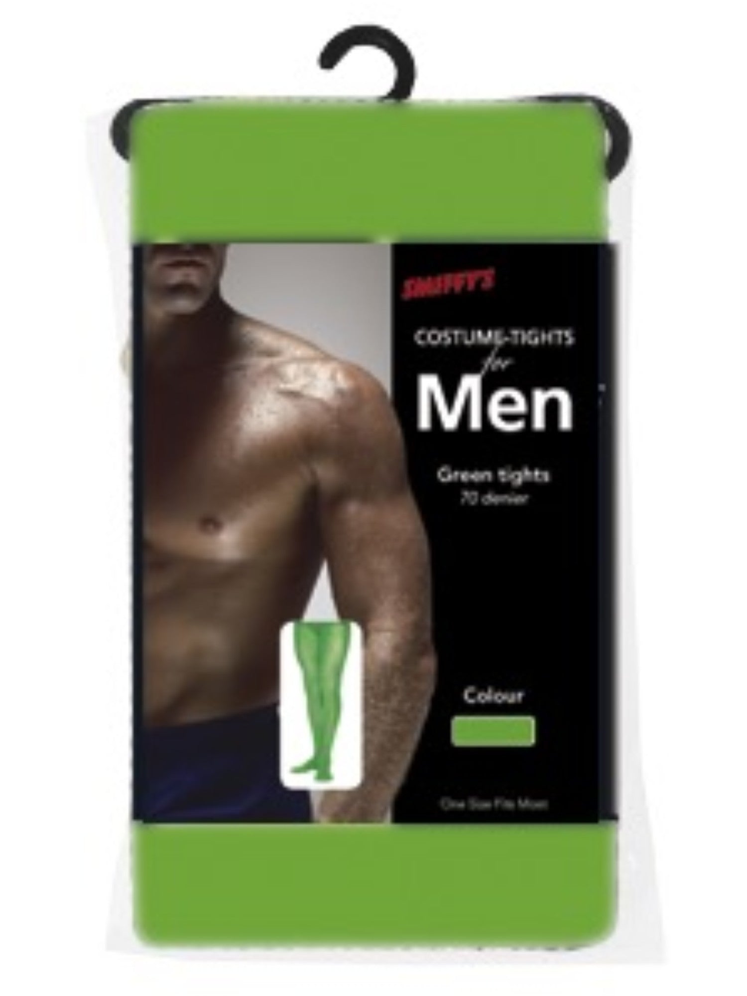 smiffys-fever-strumpfhose-herren-gr-n-70-den-einheitsgr image 2