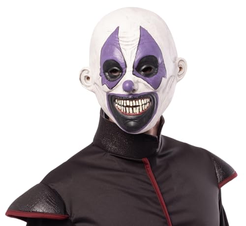 rubie-s-deluxe-clown-maske-erwachsene-halloween-horror image 4