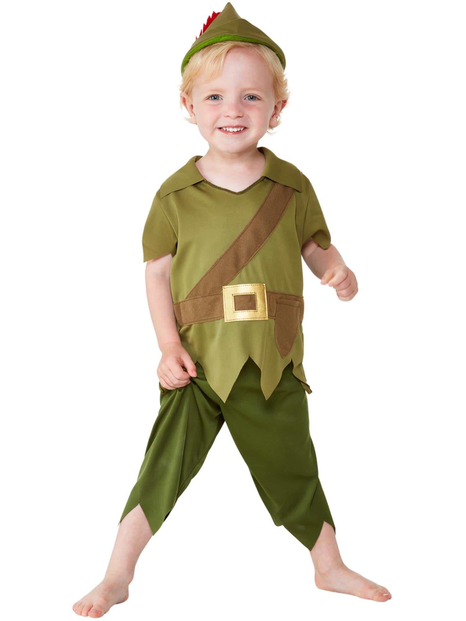 smiffys-fever-robin-hood-kost-m-kleinkind-gr-n-1-4-jahre image 1