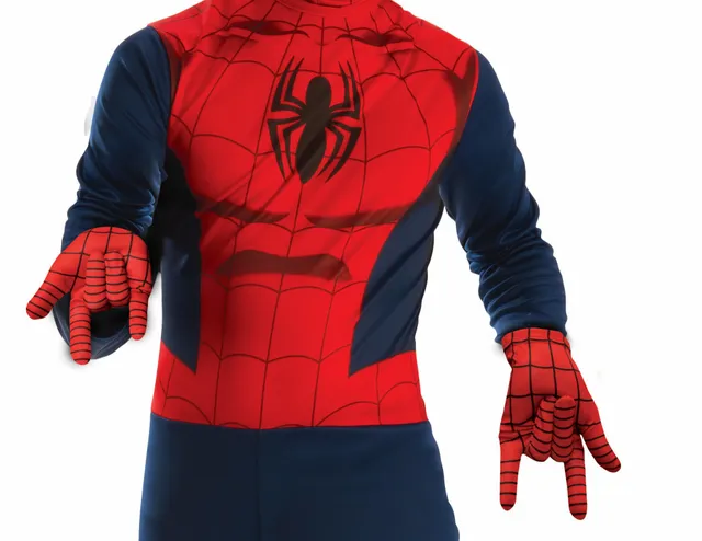 rubies-spider-man-handschuhe-rot-mit-netzprint image 1