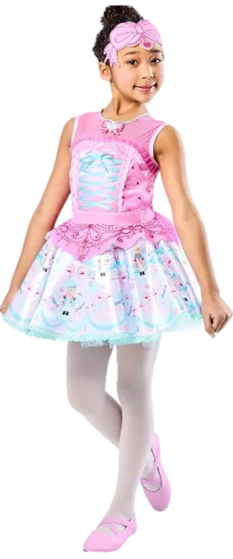 rubies-barbie-nussknacker-luxus-kleid-kost-m-tutu-haarband image 1