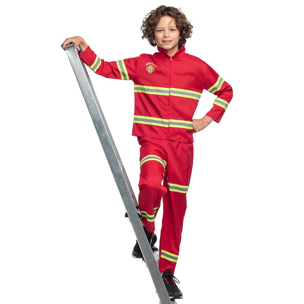 boland-feuerwehrmann-kinderkost-m-jacke-hose-10-12-jahre image 1