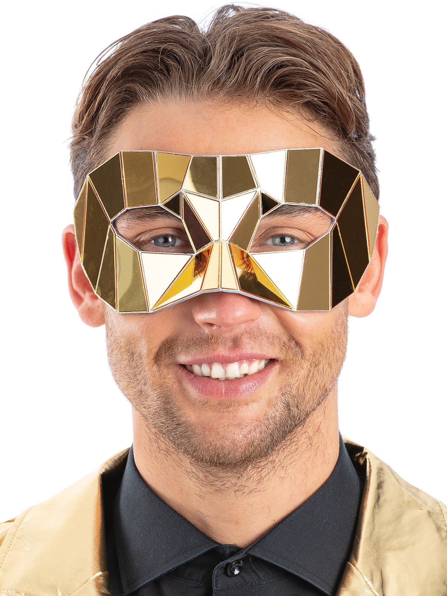 smiffys-fever-augenmaske-gold-maske-maskenball-einheitsgr-e image 1