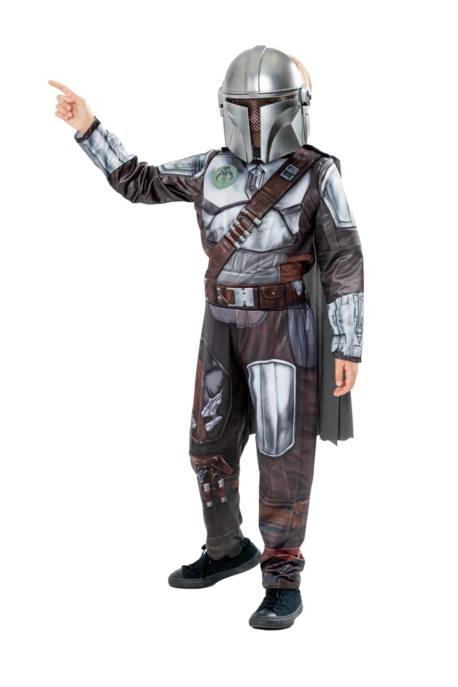 rubie-s-deluxe-mandalorian-kinderkost-m-7-8-jahre-mit-maske image 2