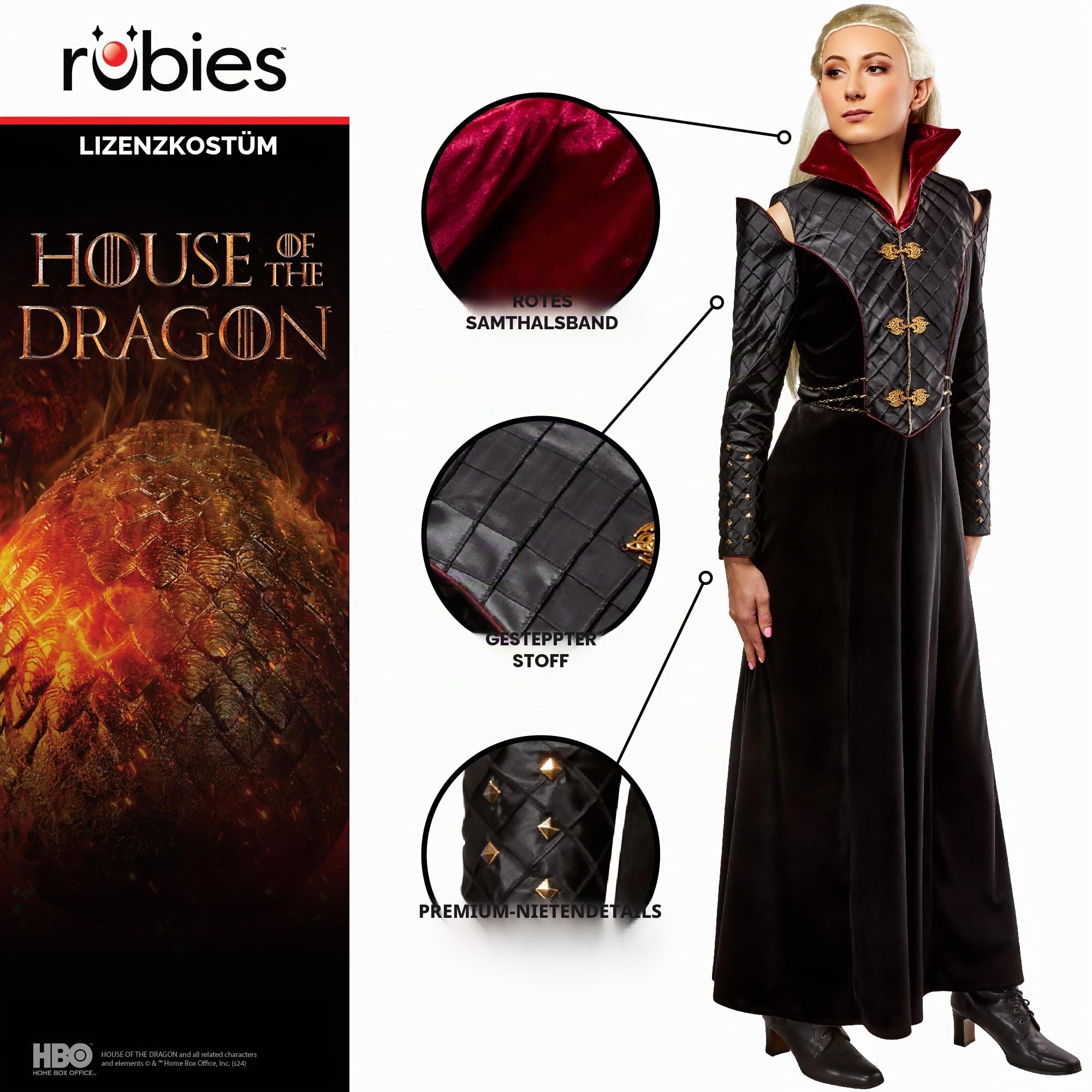 rubie-s-deluxe-rhaenyra-targaryen-kost-m-damen-l image 2
