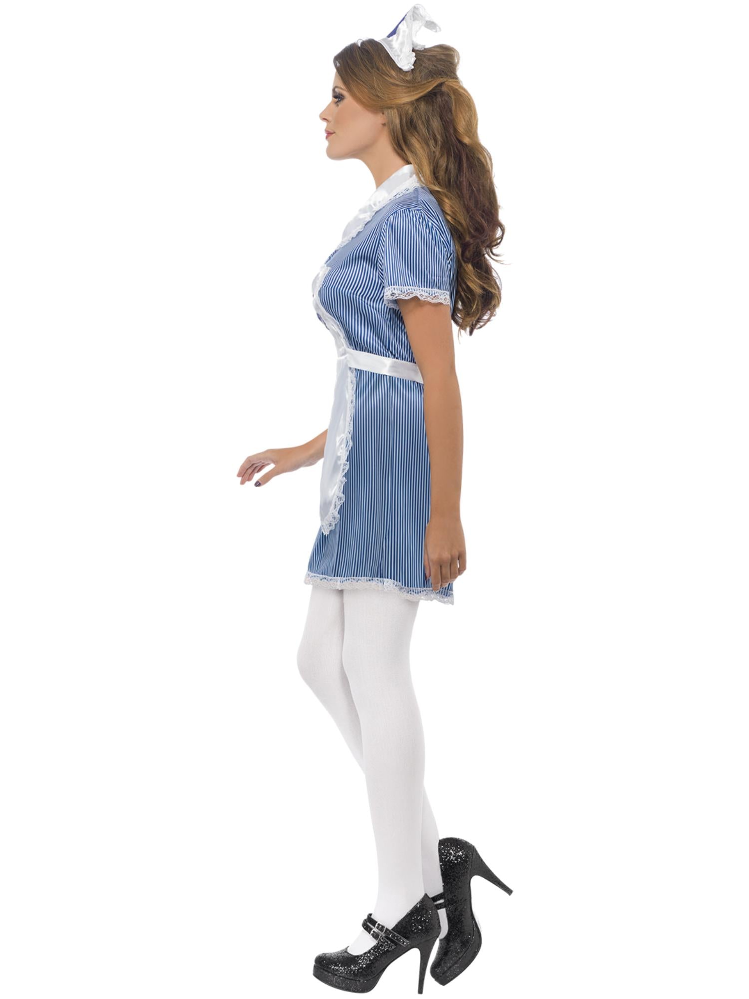 smiffys-fever-krankenschwester-kost-m-blau-damen-sexy image 3