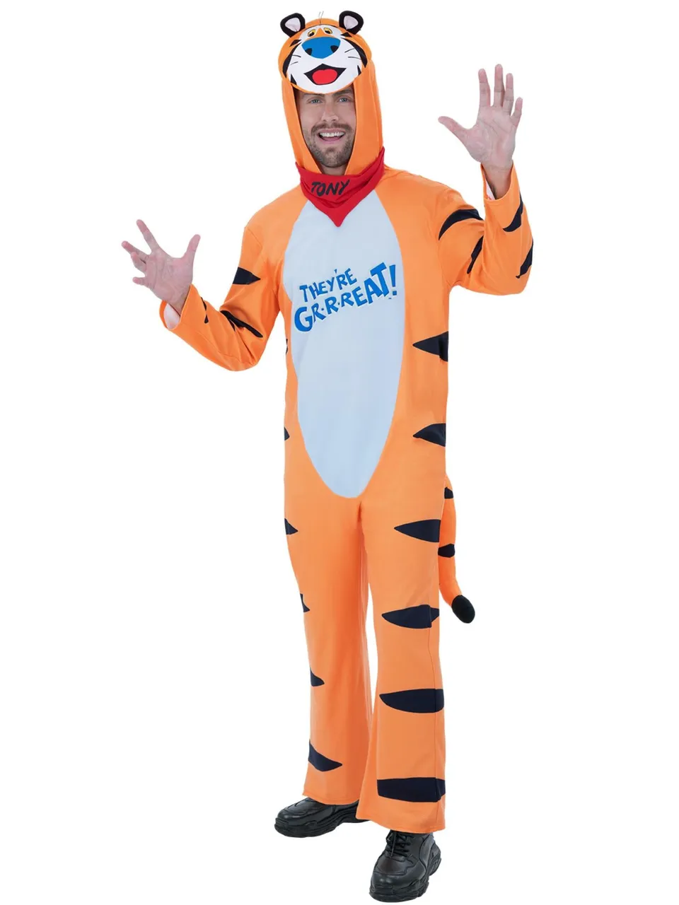 smiffys-fever-tony-tiger-herrenkost-m-orange-gr-l image 1