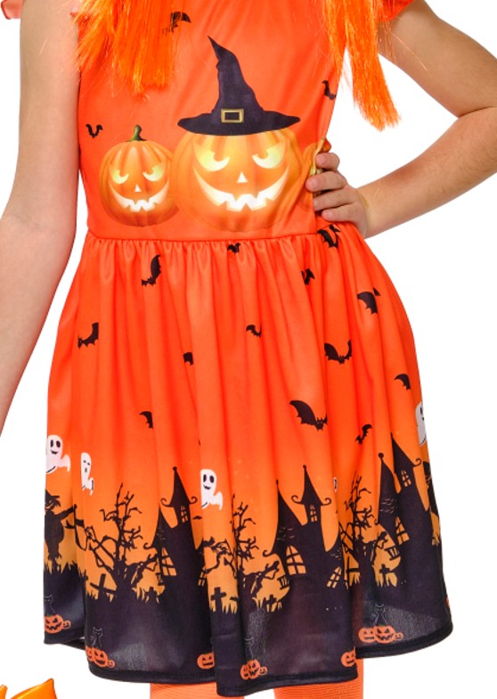 rubies-k-rbis-kleid-kost-m-orange-mit-tasche image 4