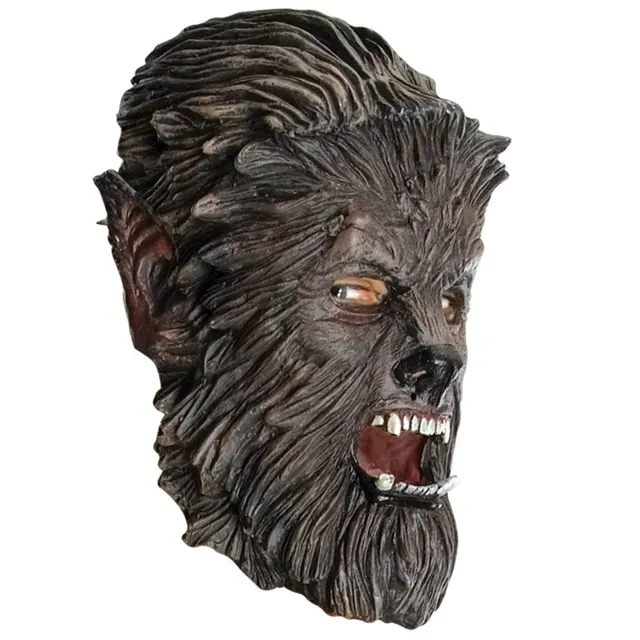rubie-s-deluxe-wolfman-werwolf-maske-latex-erwachsene image 1