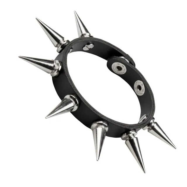 boland-spike-de-luxe-armband-schwarz-nieten-leder-look image 1