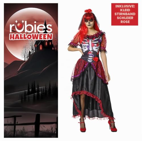 rubie-s-deluxe-la-catrina-damenkost-m-kleid-halloween image 7