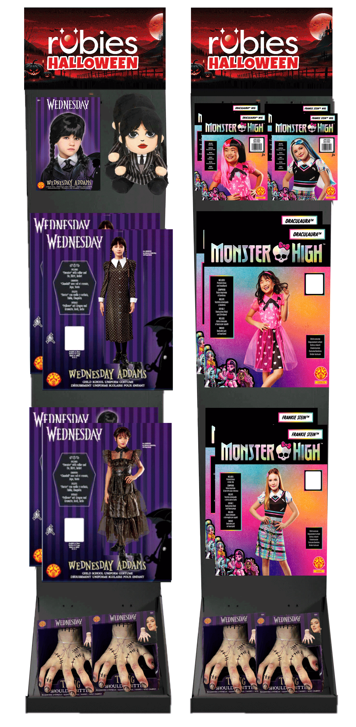 rubies-wednesday-monster-high-aufsteller-display-190-cm-doppelseitig image 1