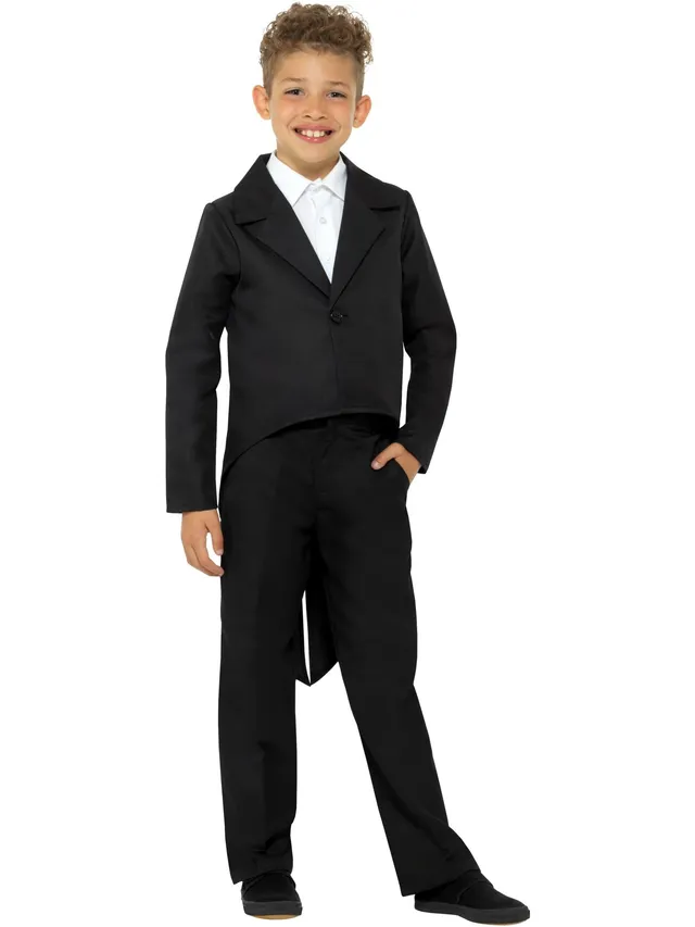 smiffys-fever-frack-jacke-schwarz-kinder-s-4-6-zirkus image 1