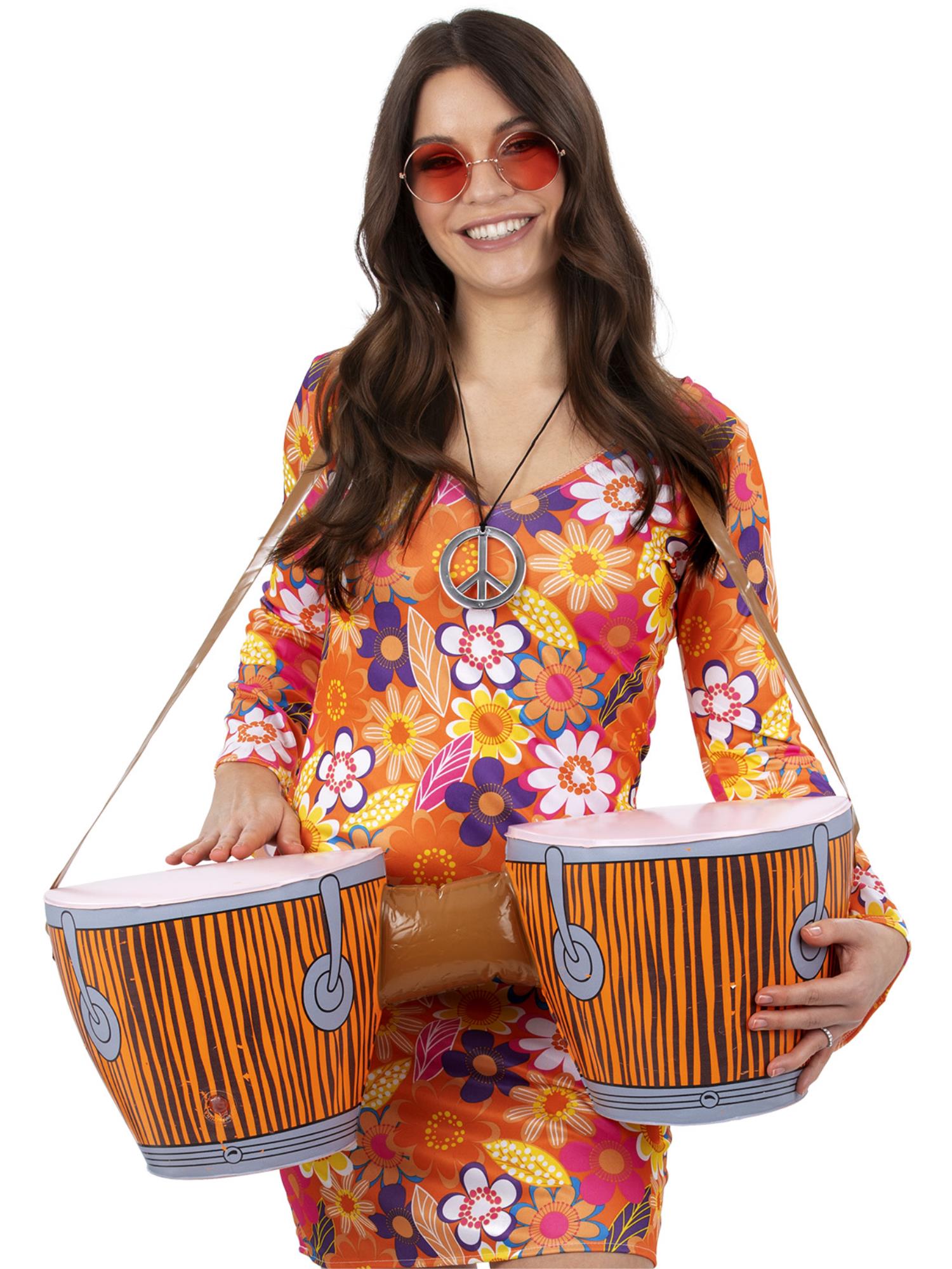 smiffys-time4fun-hippie-bongo-trommeln-aufblasbar-62-cm image 1