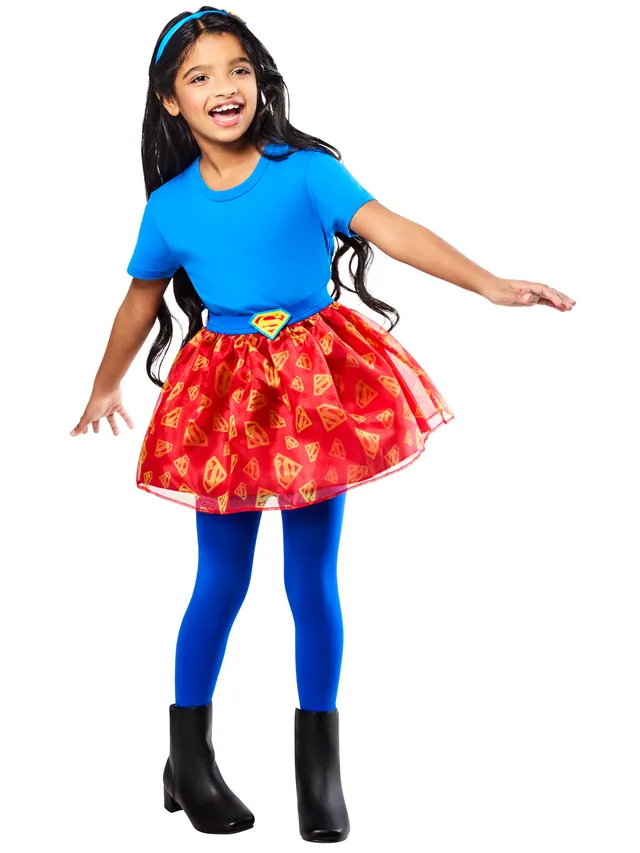 rubies-supergirl-tutu-set-rock-haarreif-5-8-jahre-glitzer image 1