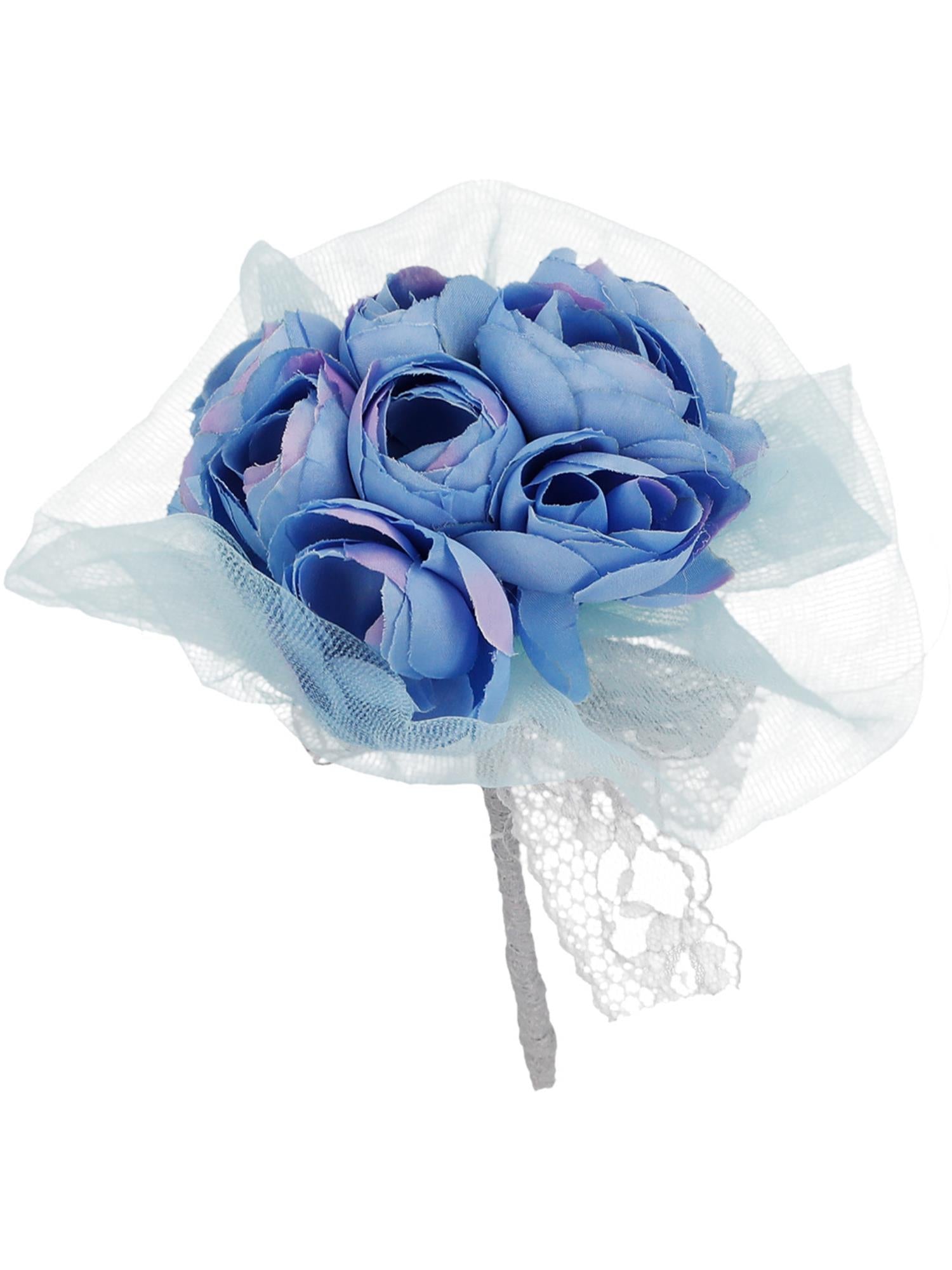 smiffys-fever-corpse-bride-emily-brautstrau-blau image 2