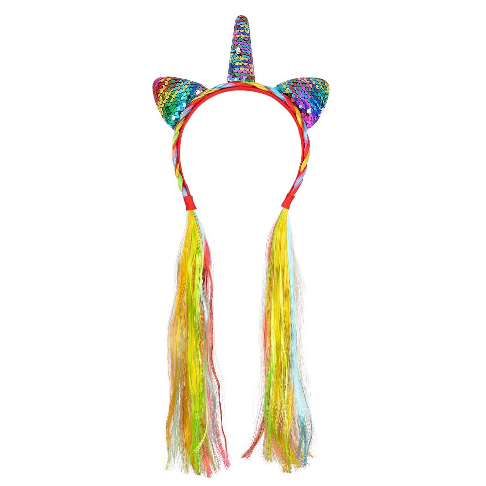 boland-uv-einhorn-haarreif-mit-haaren image 1