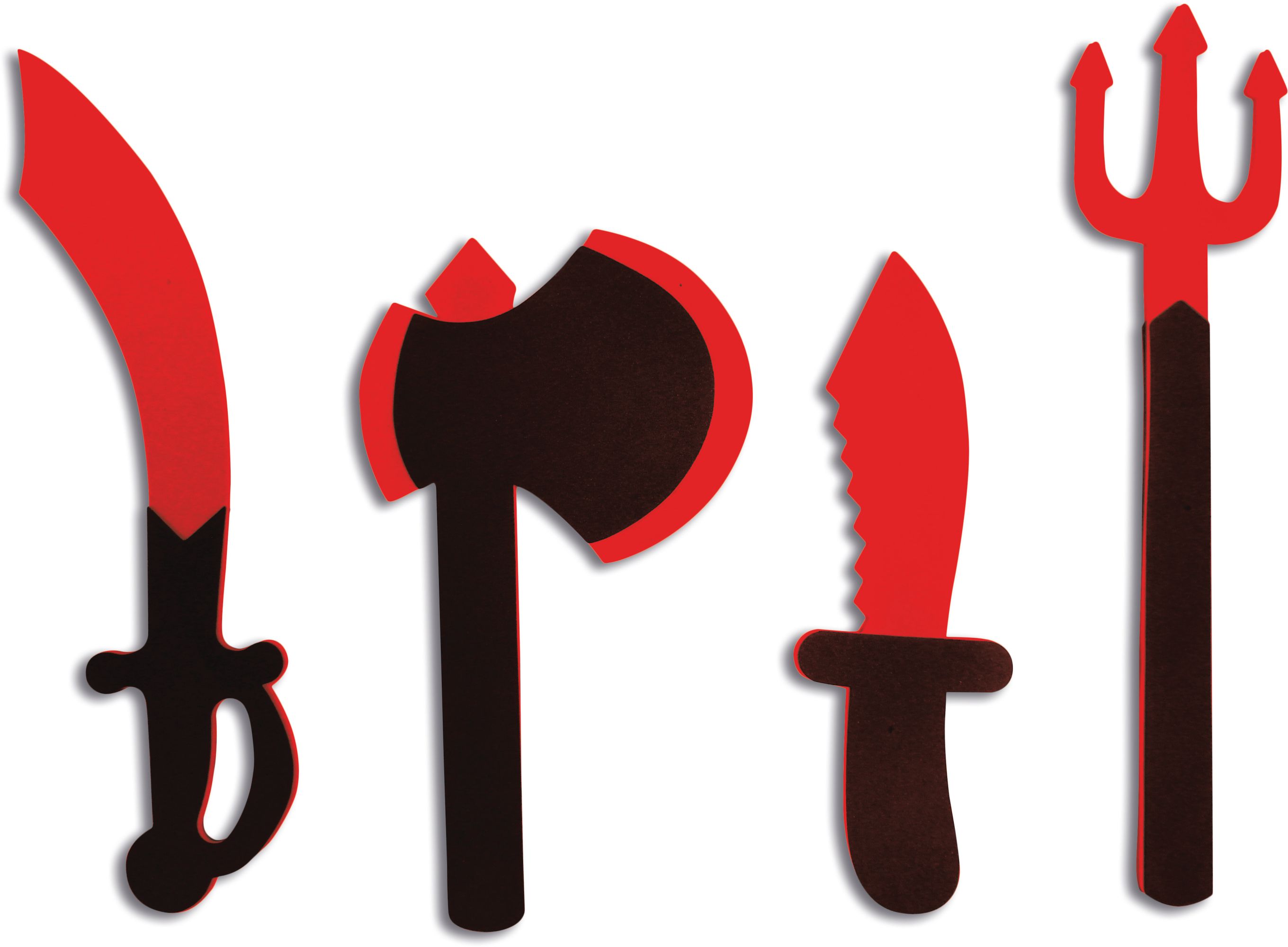 rubies-armes-schaumwaffen-kinder-4er-set-eva-halloween image 1