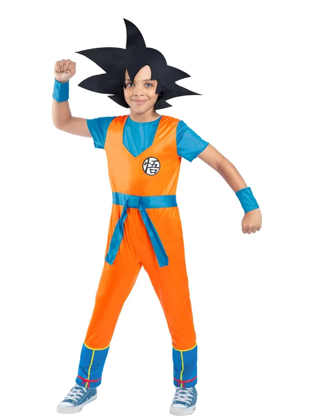 smiffys-fever-dragon-ball-z-goku-kost-m-kinder-orange image 1