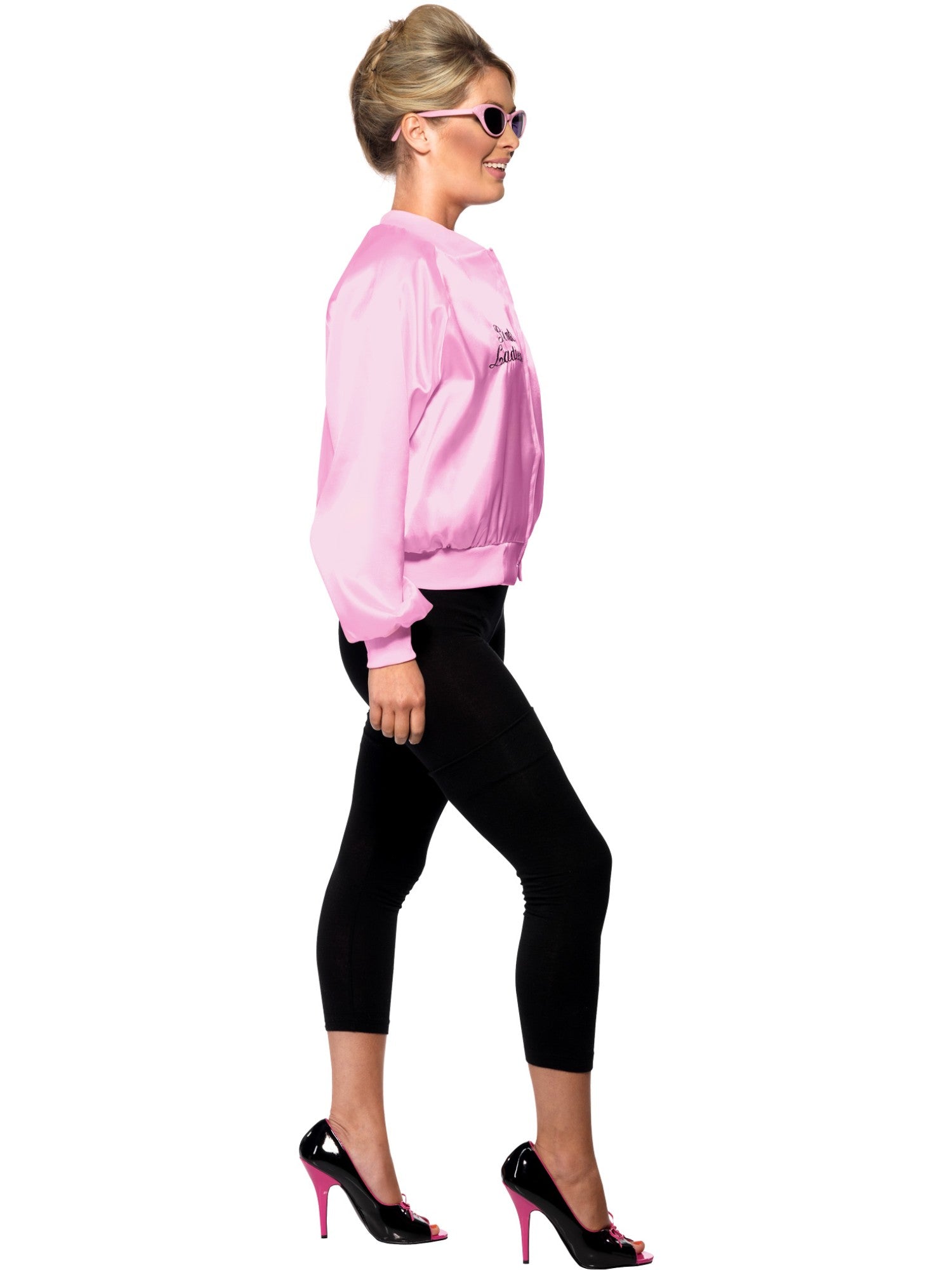 smiffys-fever-grease-pink-ladies-jacke-rosa-s image 3