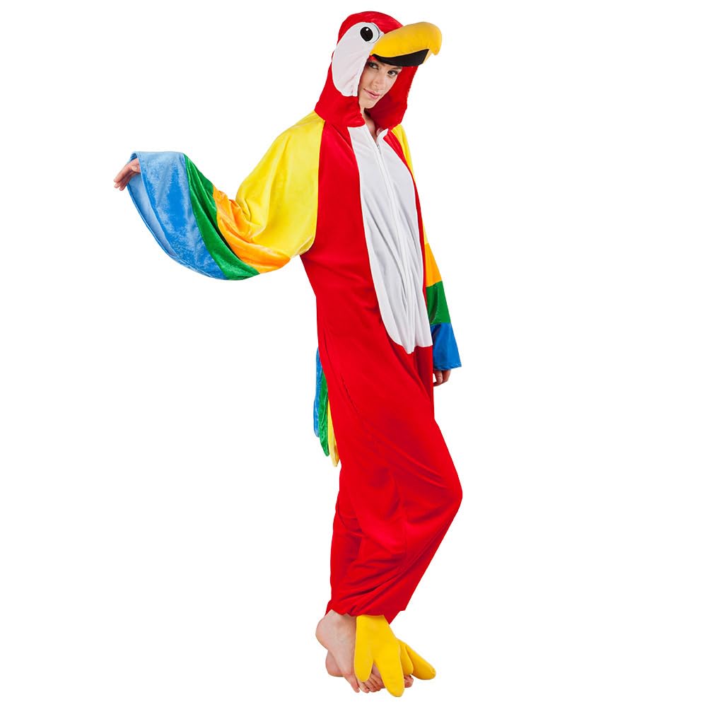 boland-papagei-kost-m-180-cm-pl-sch-overall-kapuze image 2