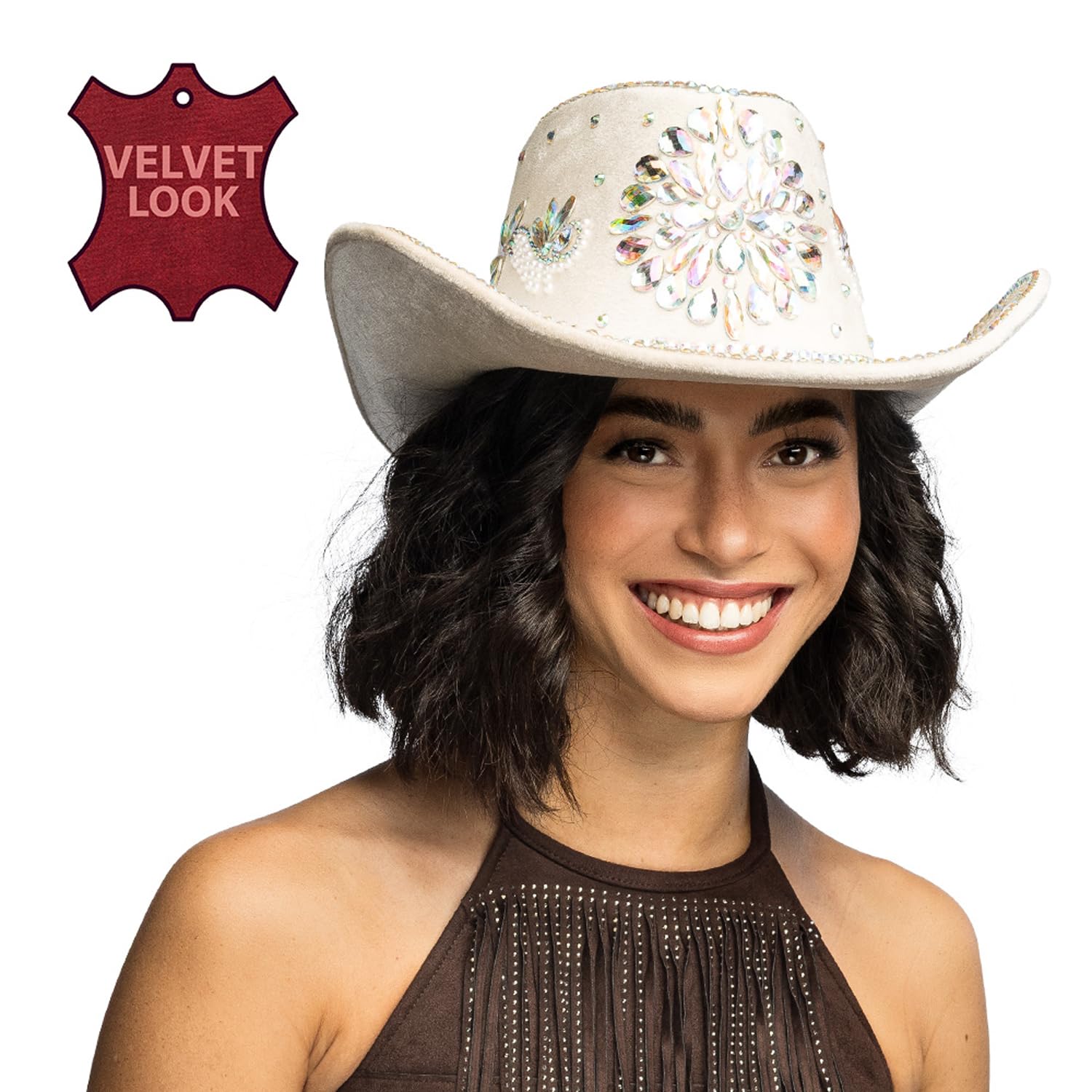 boland-crystal-cowboyhut-strass-beige-59-cm image 3