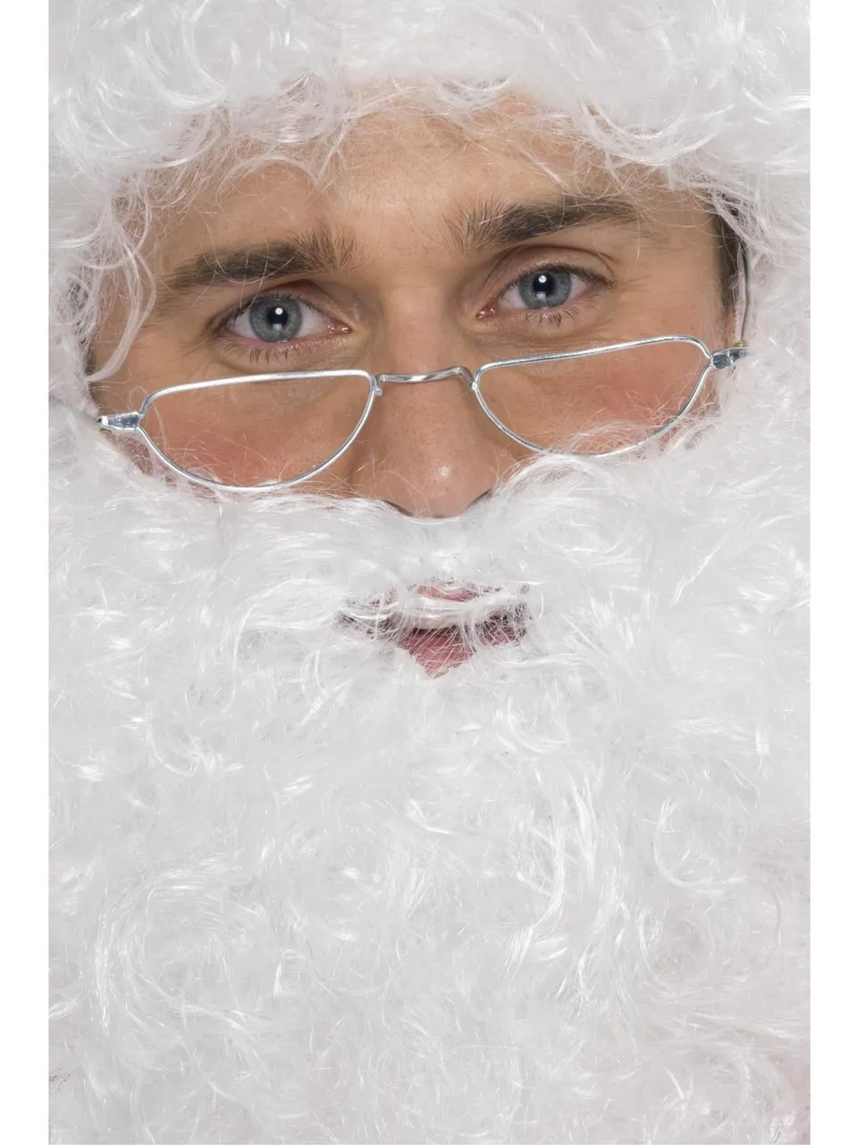 smiffys-fever-santa-halbmond-brille-silber-einheitsgr-e image 1