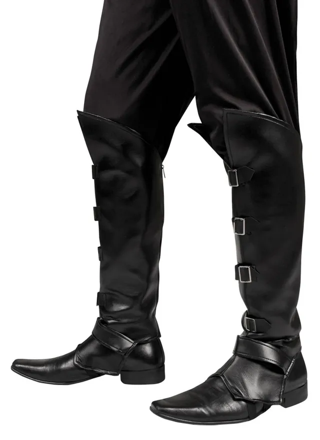 boland-81994-striker-stiefelstulpen-schwarz-lederlook-pirat image 1