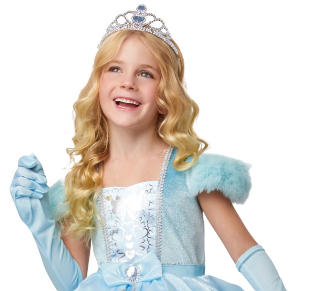 rubies-blaue-prinzessin-kost-m-luxus-t-ll-mit-tiare image 5