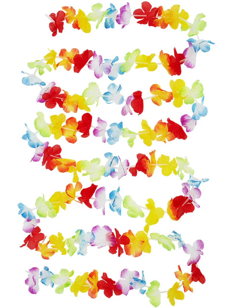 smiffys-fever-lei-girlande-bunt-blumen-hawaii image 1