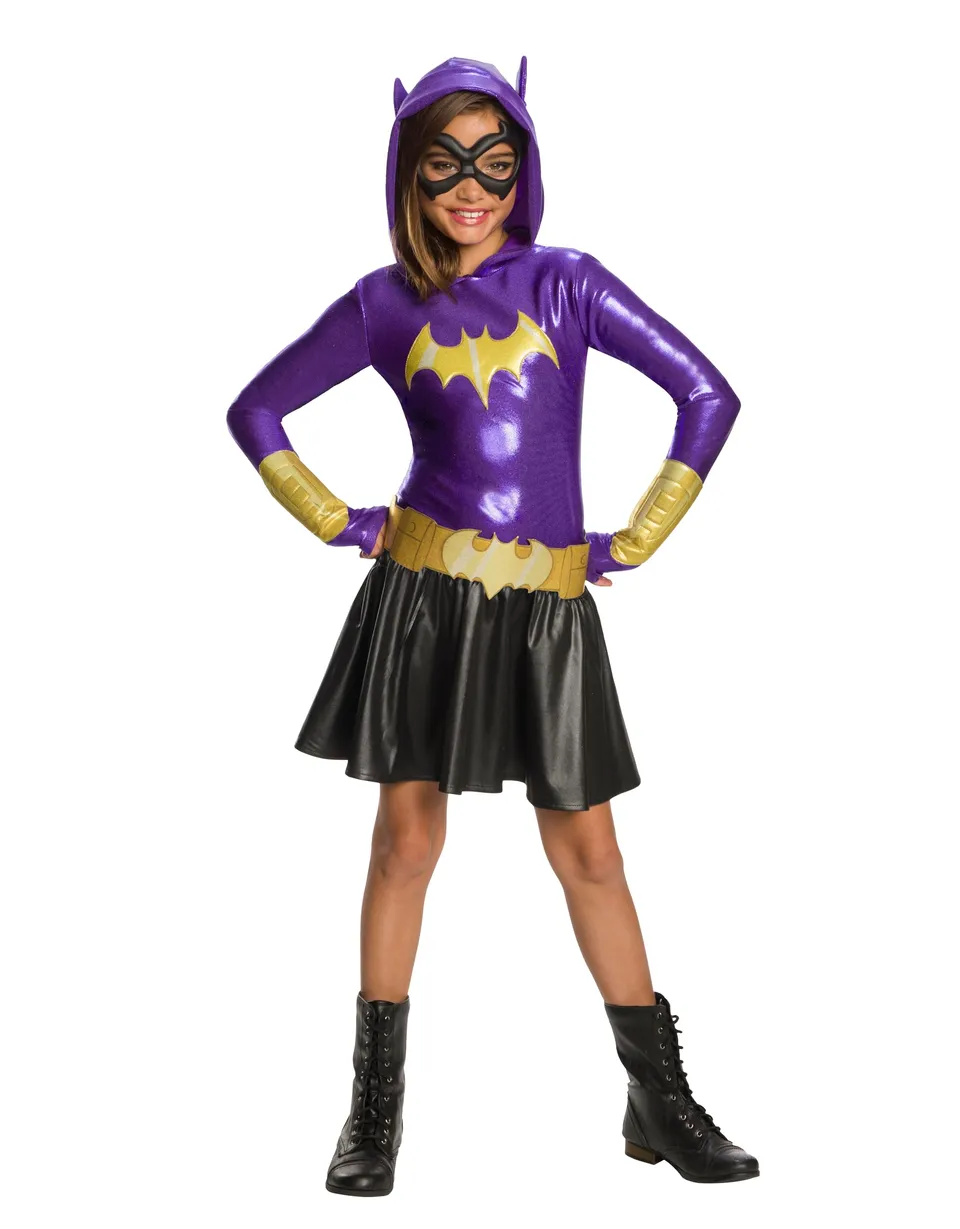 rubie-s-deluxe-batgirl-hoodie-kleid-m-dchen-kost-m-gr-e-m-kapuze image 1