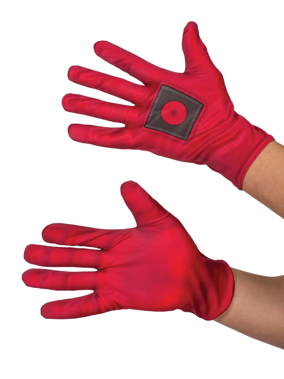 rubies-deadpool-handschuhe-rot-jersey-bedruckt-paar image 1