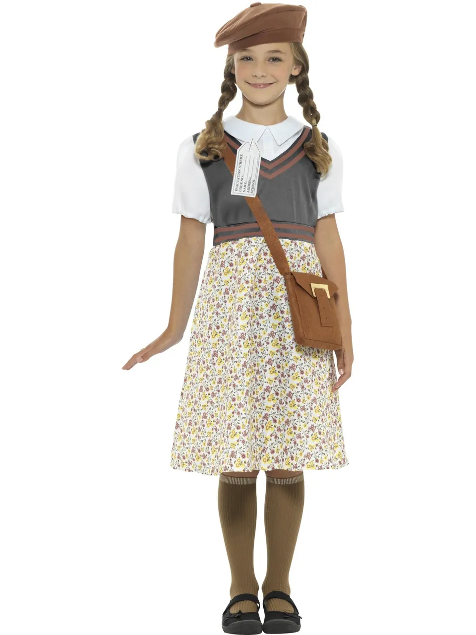 smiffys-fever-evacuee-schulm-dchen-kost-m-m-dchen-grau image 1