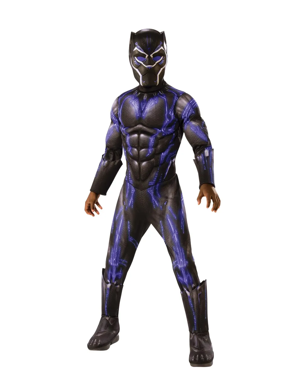 rubie-s-deluxe-black-panther-kost-m-kinder-6-8-j-kampfanzug image 1