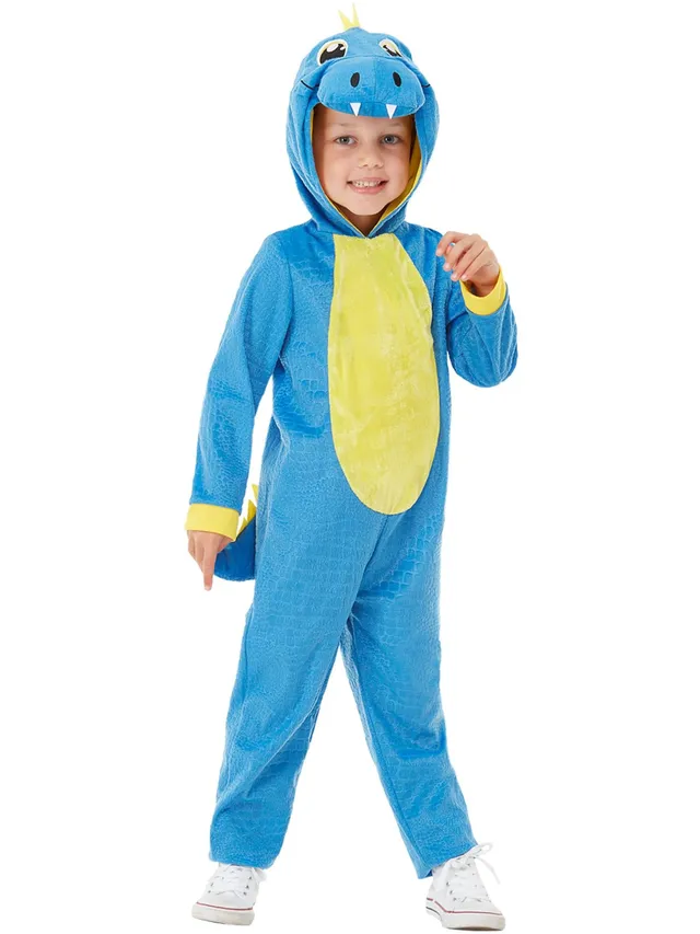 smiffys-fever-toddler-dinosaur-dinokost-m-blau-1-2-jahre image 1