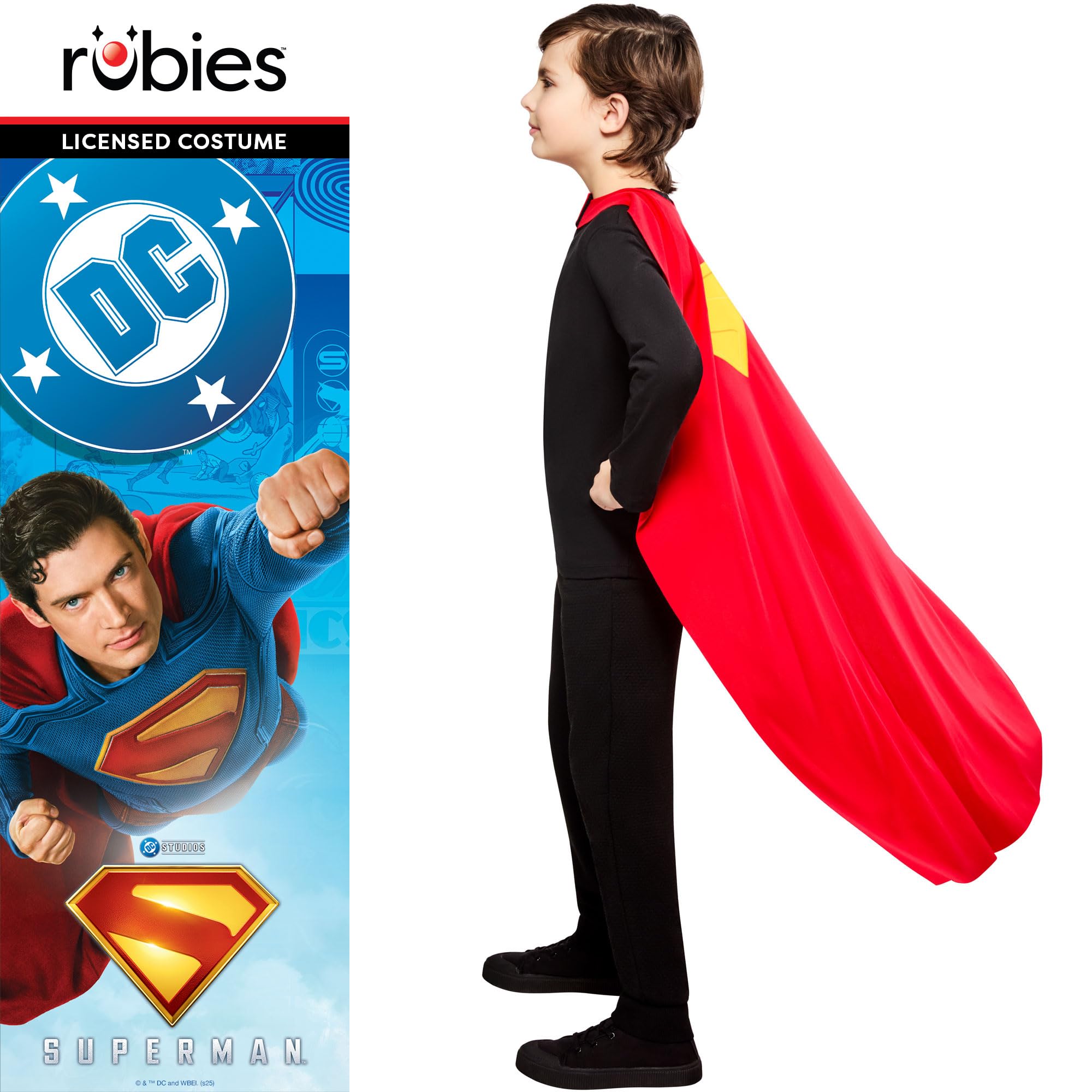 rubie-s-deluxe-superman-cape-kinder-6-10-jahre-dc image 4