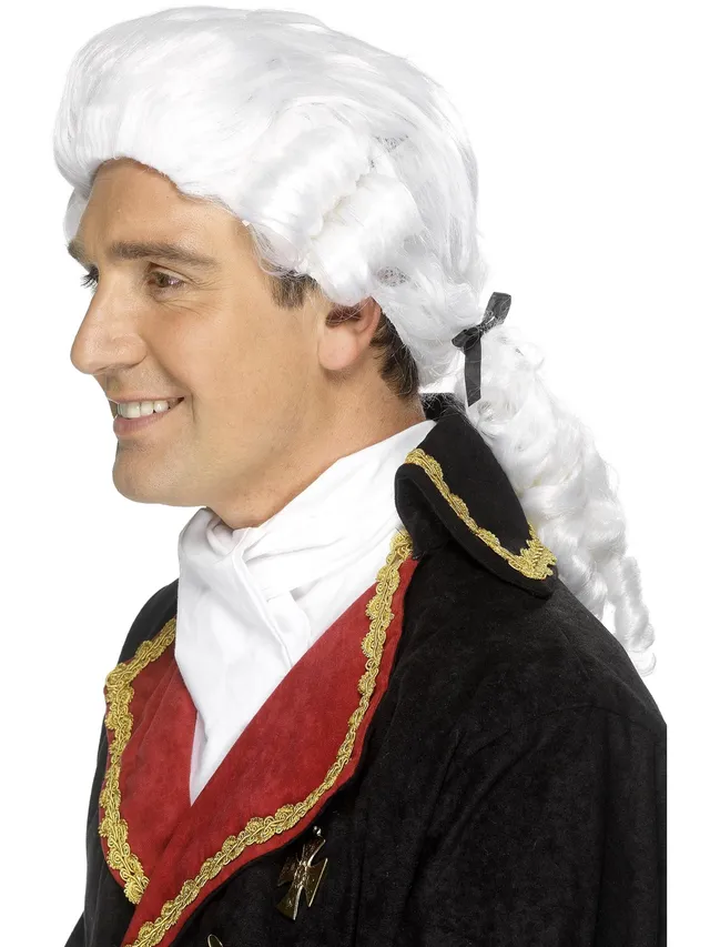 smiffys-fever-court-wig-richterper-cke-wei-einheitsgr-e image 1