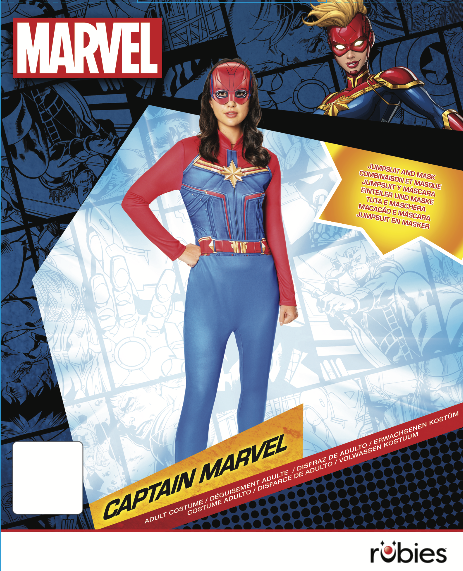 rubies-d-guisements-captain-marvel-kost-m-erwachsene image 2