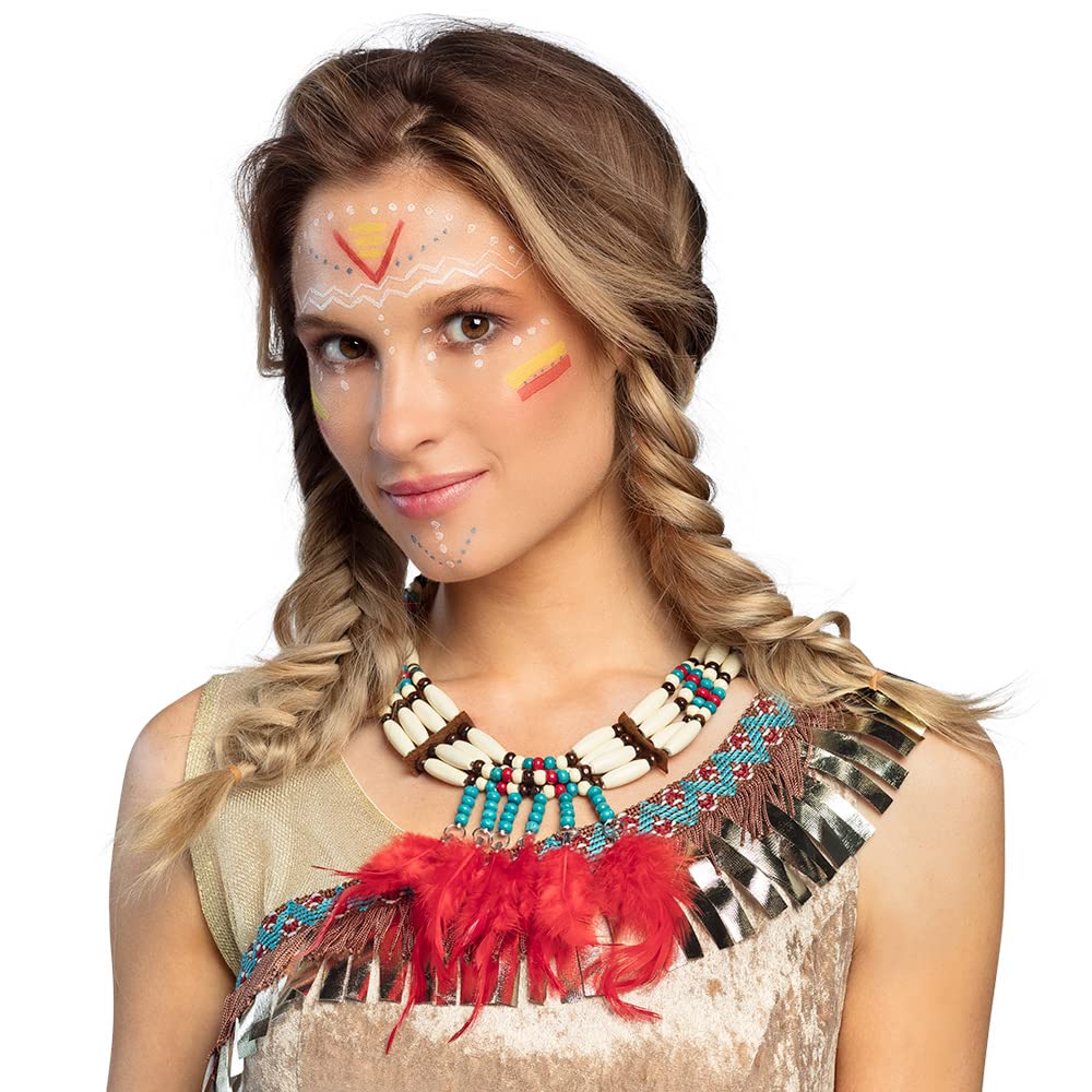 boland-accessories-indianer-halskette-lootah-mit-federn image 2